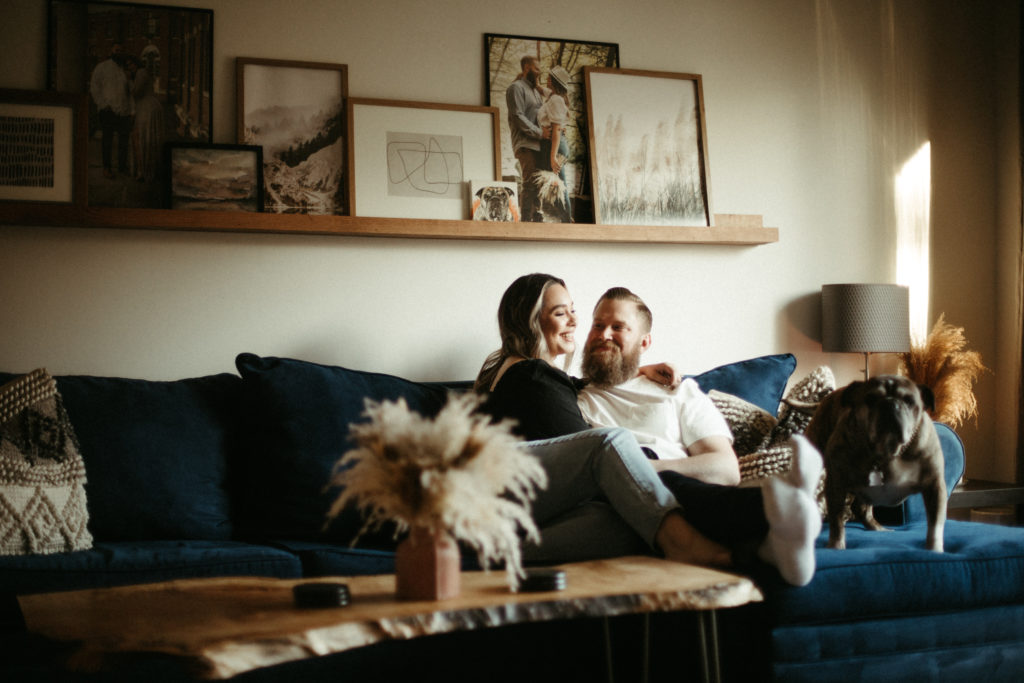 in-home engagement session